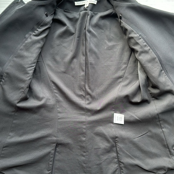 Veronica Beard Hadley Scuba Jacket Black size 4 - Picture 8 of 16